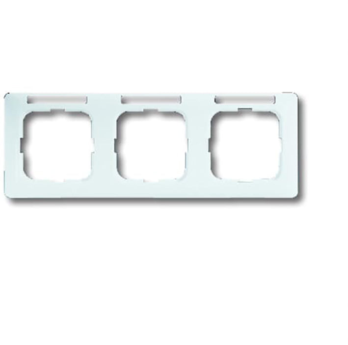 Drievoudige Afdekking Frame Met Tekst Paneel Alpenwit - 2CKA001754A4062