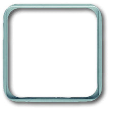 ABB Busch-Jaeger 50x50mm Adapter Afdekkingplaat Alpine Wit - 2CKA001726A0181 [2 Stuks]