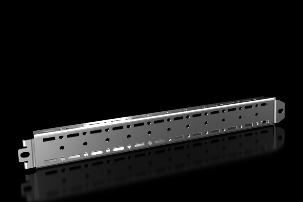 VX Din-Railbevestiging 18x39mm 400mm Verzinkt Staal Set - 8617700 [4 Stukken]