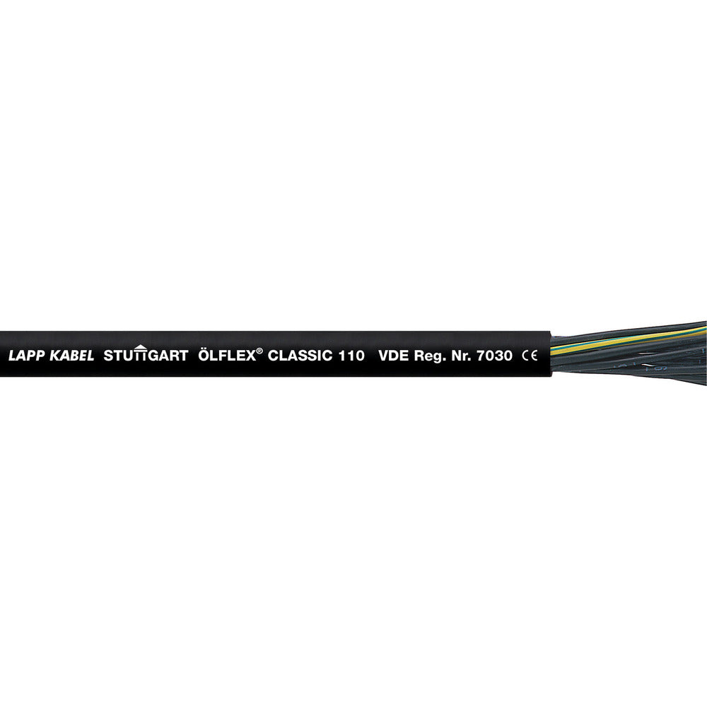 Olflex Classic 110 Besturingskabel 5G0.75 Zwart - 1119873 [20 Meters]
