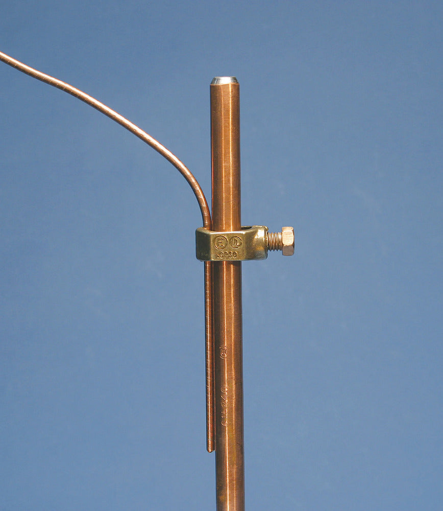 Bronzen Aardstaaf Klem 12.5mm Voor 50mm² Geleider - 158260