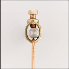 Bronzen Aardstaaf Klem 12.5mm Voor 50mm² Geleider - 158260