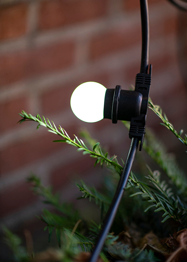 Commerciële Kwaliteit E27 String Licht 50M Met 50 Fittingen IP44 - 142611