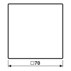Jung LS1700 Control Cover Standard White - LS1700