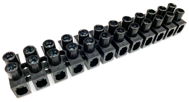 Conex Aansluitstrip 12P Zwart 10-25mm² 750V - CH PA60P12BK [2 Stuks]