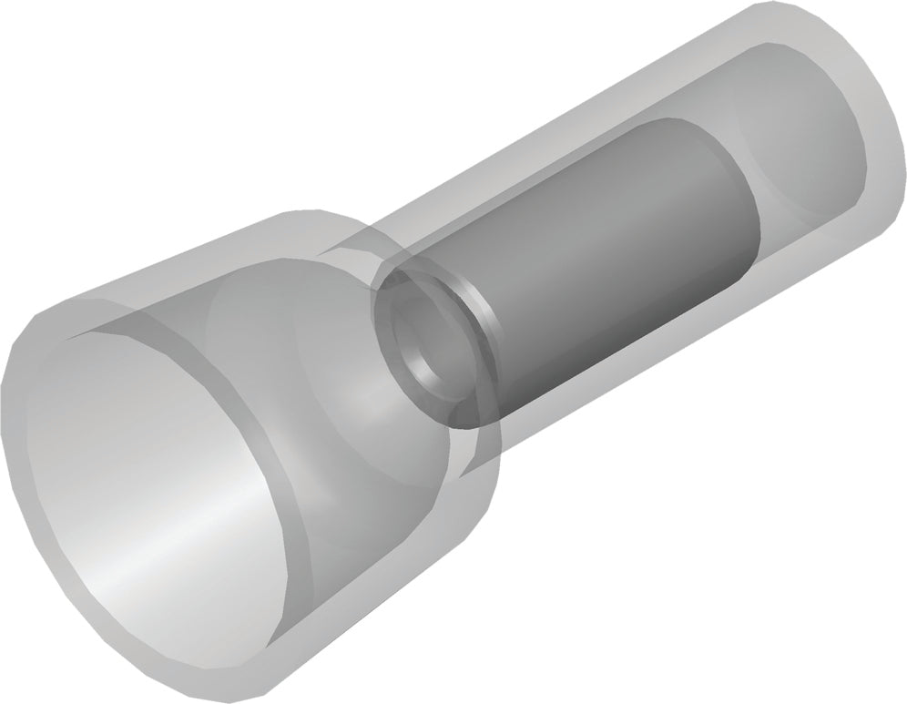 Geïsoleerde Koperen Draad Eindconnector 0.5-1.5mm² - CE130101 [100 Stuks]