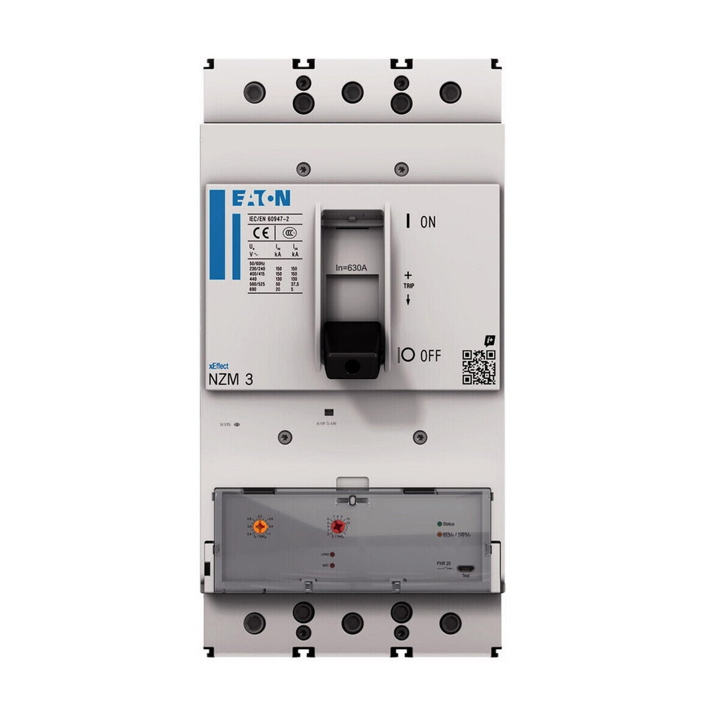 Eaton NZM3 4-Pool 630A Aardlek 50kA IEC - 191489