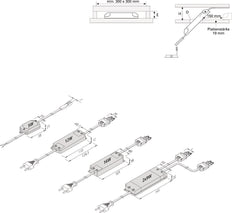 Hera Led 350 Professioneel Aansluitsnoer 2M - 21525062001 [2 Stuks]