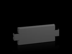 Rittal AX Zijplintpanelen 400x100mm Zwart - 2820410