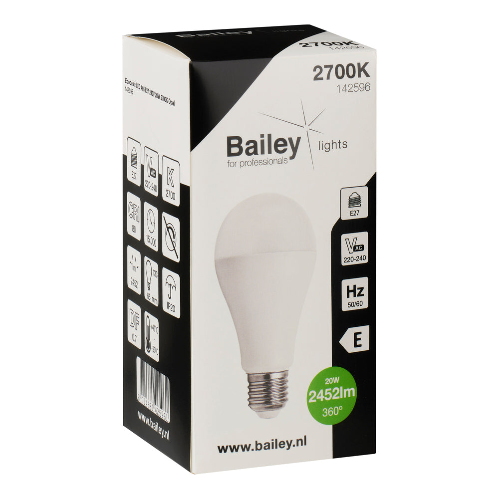Bailey Ecobasic Led A65 E27 20W 2700K Lamp - 142596
