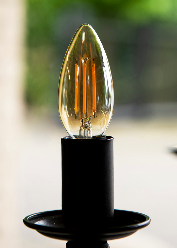 Bailey Led Filament Kaars E14 4W 2200K Goud Dimbaar - 143054 [2 Stuks]