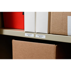 Brady M211 Witte Vinyl Etikettape 19mm X 6.4m Zwarte Afdruk - 142797