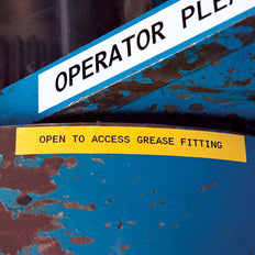 Brady M211 M210 Vinyl Label Tape 19mm Zwart Op Geel - 142811