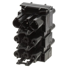 Adels Ac166G 3-Pool H-Distributor 1-In 5-Out Zwart - 167663