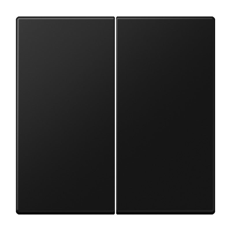 KNX LS990 Serie Dubbele Schakelaar Zwart Grafiet - LS102SWM