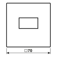Jung LS990 USB Socket Afdekking Plaat Grafiet Zwart - LS1969USBSWM