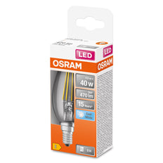 Osram Led E14 4W 4000K Klassieke Kaarslamp - 4058075437142 [2 Stuks]