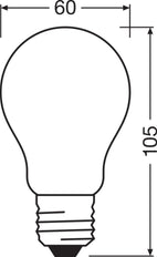 Osram Led E27 11W Dimbare Classic Lamp 4000K - 4058075434707