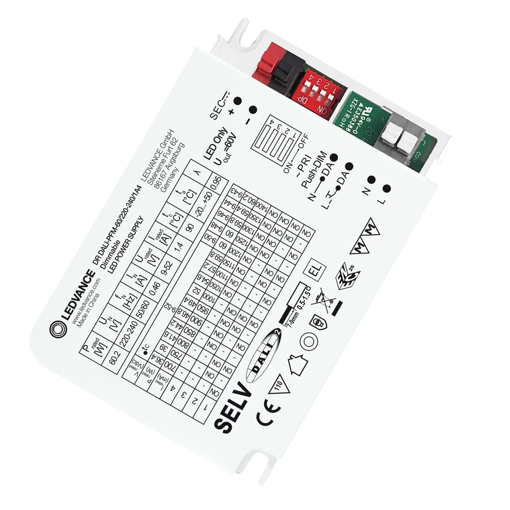 DALI Prestaties LED Driver 60W 1400mA SELV - 4058075421929