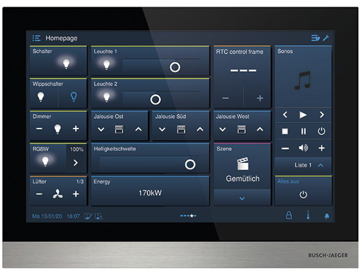 ABB Welcome IP Touch 10 Video Intercom Display Zwart - 2TMA130050B0058