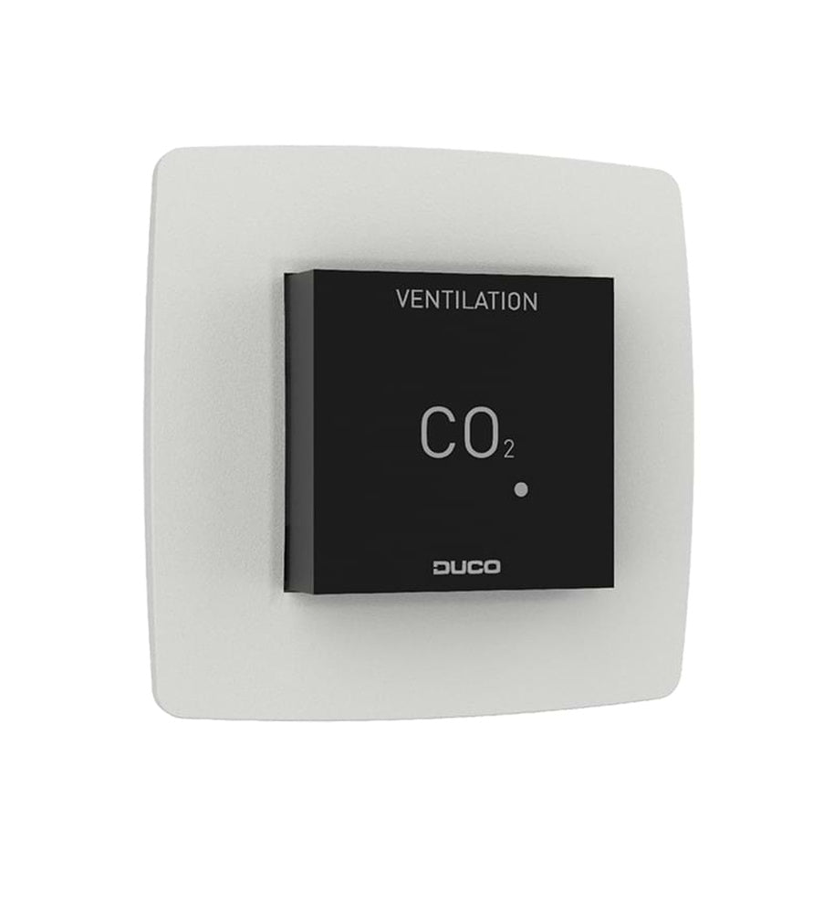Draadloze CO2 Ruimtesensor Zwart Automatische Controle - 0000-4636