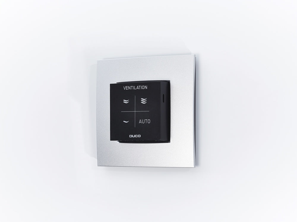 Duco CO2 Ruimtesensor RF Bedraad Zwart - 0000-4603
