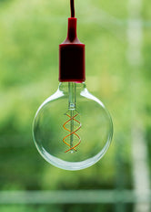 Bailey Spiraled Basis G125 E27 Dimbare LED Globe 4W 2200K - 144339