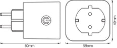 LEDVANCE Slimme Wifi Stroomstekker EU - 4058075537248