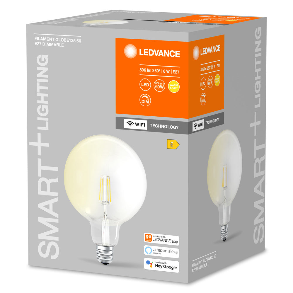 LEDVANCE Smart+ Wifi Globe Filament Led E27 5.5W Dimbaar - 4058075528291