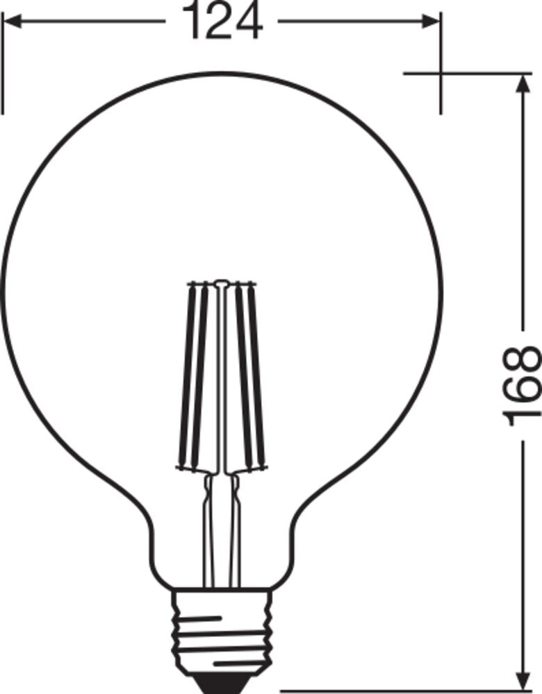 LEDVANCE Smart+ Wifi Globe Filament Led E27 5.5W Dimbaar - 4058075528291