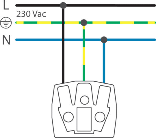 Zwarte Buitenstopcontactpaal Met Grondplaat IP55 - 761-36915