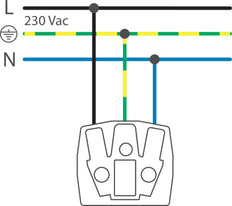 Buiten Ip55 Drievoudige Stopcontact Tuinpost Met Grondpen - 761-36835