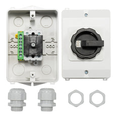32A 2-Pool PV/AC Werk Schakelaar IP65 Met Kooi Terminals - AE-A551373