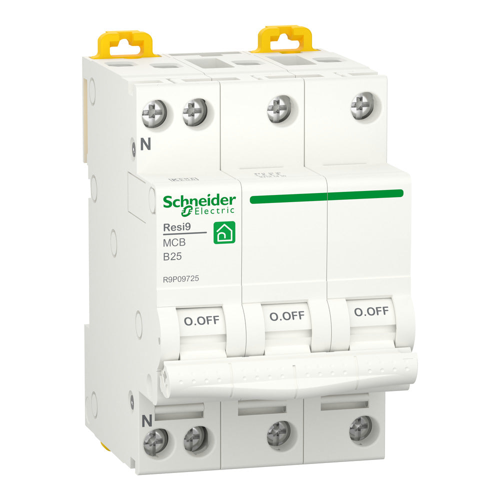 Schneider Electric Resi9 3P+N 25A Aardlekschakelaar - R9P09725