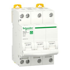 Schneider Resi9 MCB 3P+N 20A B-Curve 6kA Aardlekschakelaar - R9P09720