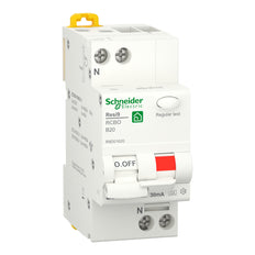 Schneider Resi9 RCBO 20A 30mA Type A Aardlekautomaat - R9D01620