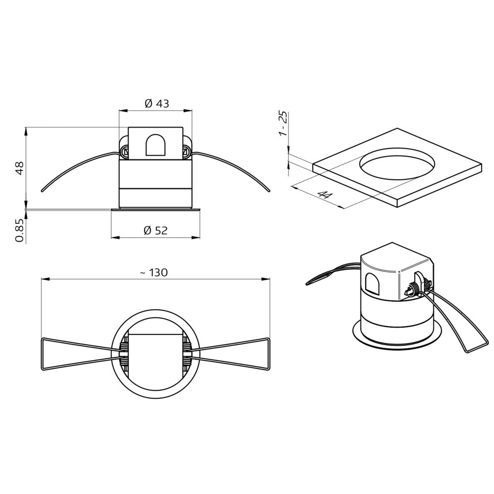 KNX Aanwezigheidsdetector PD11 Beveiligd IP54 9m Wit - 93522