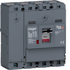 Hager H3+ P160 4-Pool 160A Lastonderbreker Schakelaar - HCS161AC