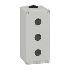Schneider Electric XAP Metalen Controlebox 3x22mm Grijs - XAPD3503