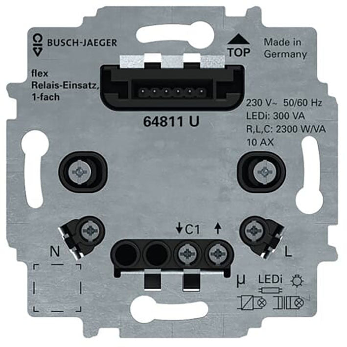 ABB Busch Flex Relais Basis Enkele Kanaal - 2CKA006800A3041