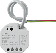 Gira One 200W Slim Dimming Actuator Met 3 Binaire Ingangen - 506500