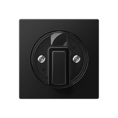 A500 Serie Matte Zwarte Rotary Switch Afdekking Plaat - A1541BFSWM