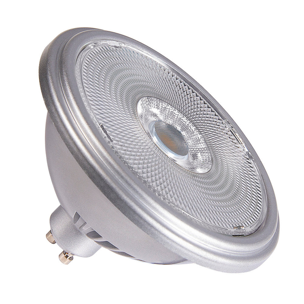 Slv Qpar111 Gu10 Led 12.5W 2700K Dimbaar Zilver - 1005276
