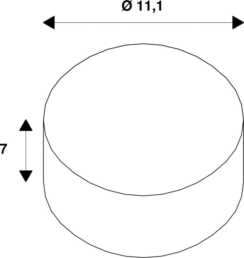 Slv Qpar111 Gu10 Led 12.5W 2700K Dimbaar Zilver - 1005276