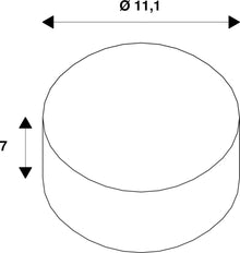 Slv Qpar111 Gu10 Led 12.5W 2700K Dimbaar Zilver - 1005276
