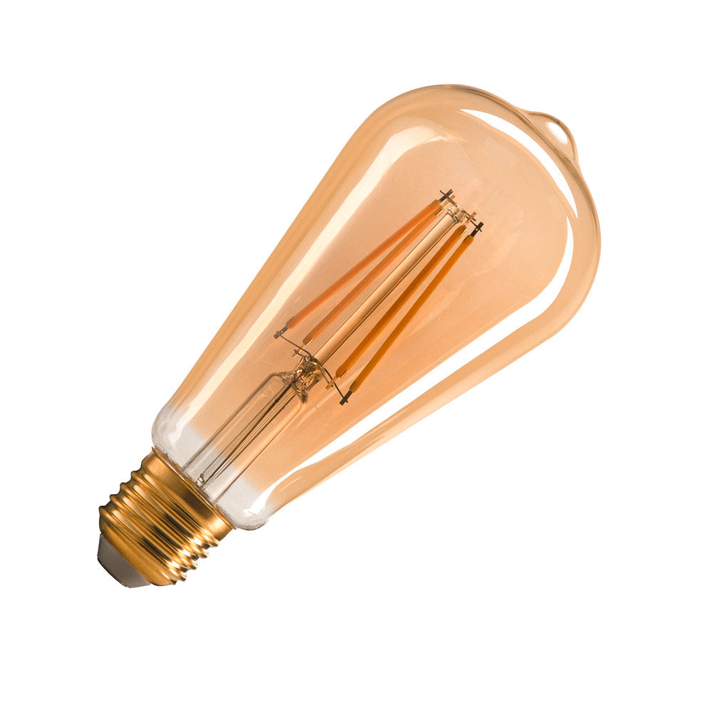 Slv St64 Gouden Led Filament Lamp E27 7.5W 2500K Cri90 - 1005265