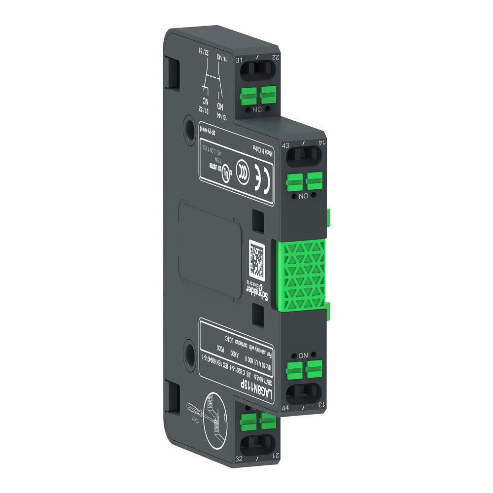 TeSys Giga Hulpcontactblok 1NO+1NC Zijmontage Veer - LAG8N113P