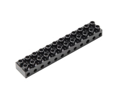 MK Professionele 12-Poorts Aansluitblok 10mm² Zwart - 683/SW [5 Stuks]