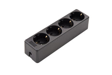 Martin Kaiser 4 Weg Desktop Stopcontact Zwart - 541/SW [2 Stuks]