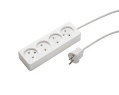 MK 4-Weg Stroomstrip Met 1.5M Kabel - 509ZL/15/KWS